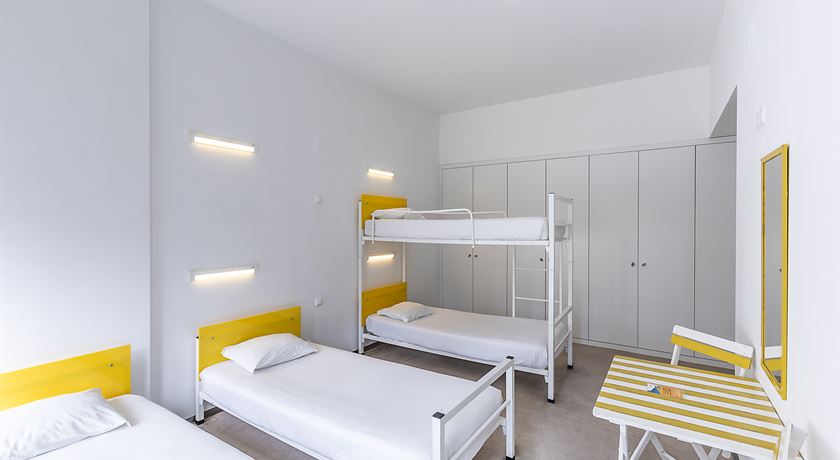 Bed in a 4-bed male dorm