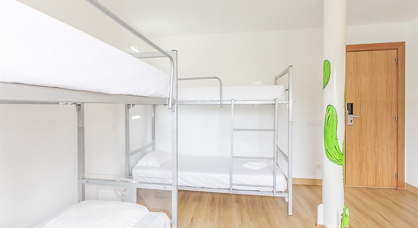 Bed in a 4-bed male dorm