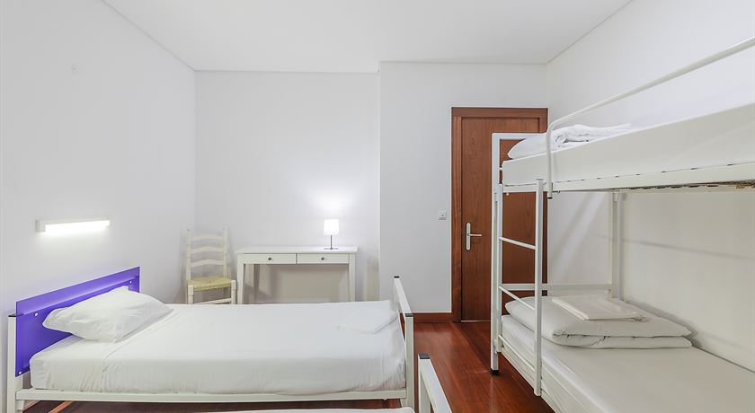 Bed in a 4-bed male dorm