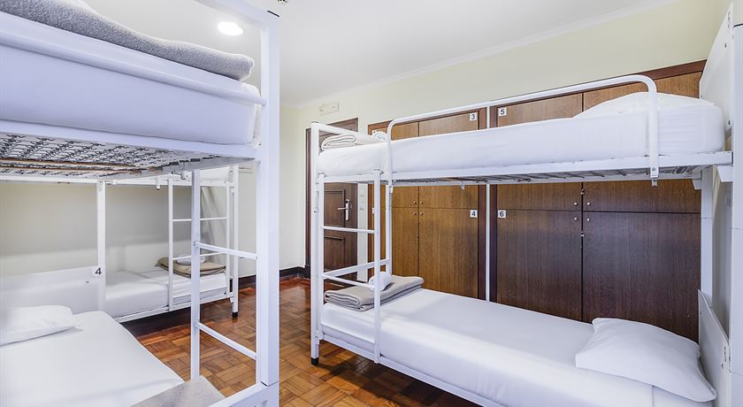Bed in a 6-bed female dorm