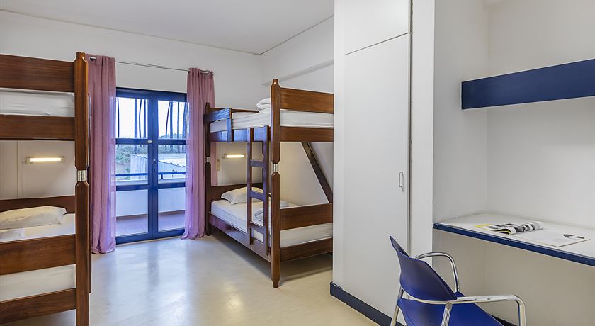 Bed in a 4-bed male dorm