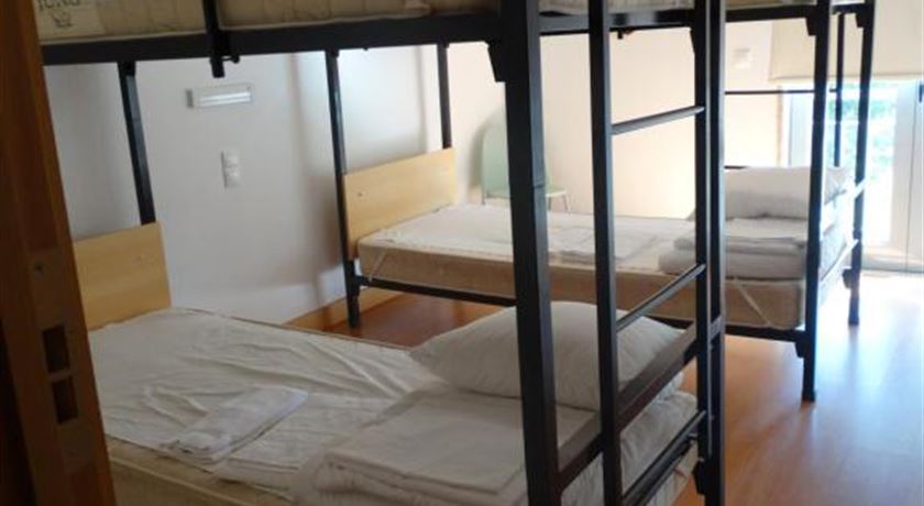 Bed in a 4-bed female dormitory
