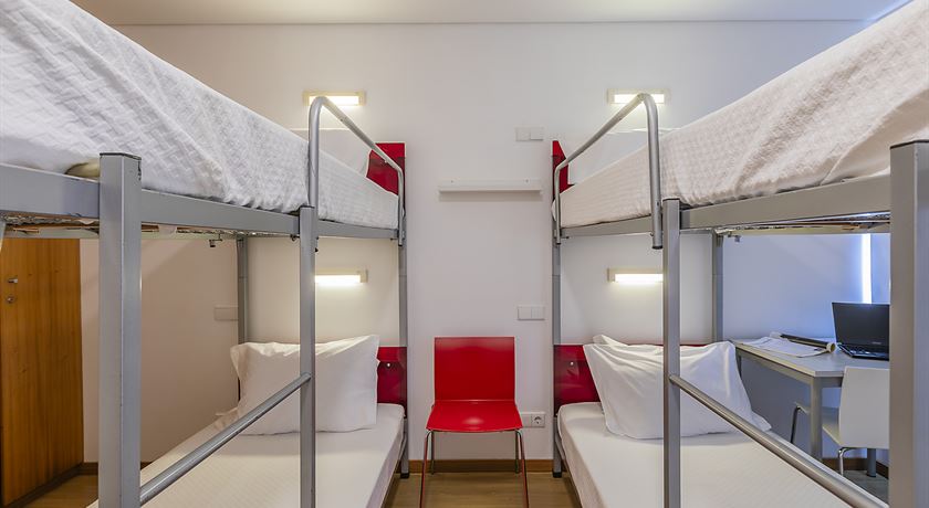Bed in a 4-bed male dorm
