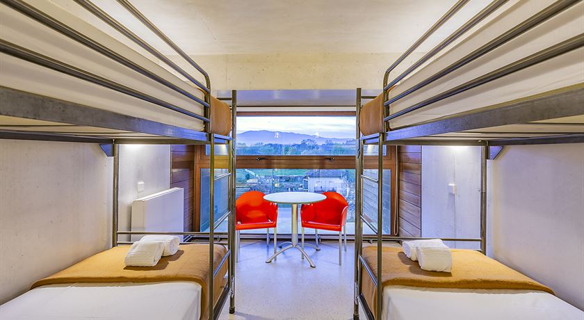 Bed in a 4-bed male dorm