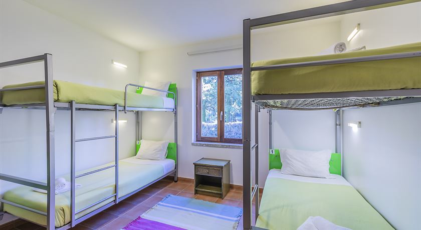Bed in a 4-bed male dorm