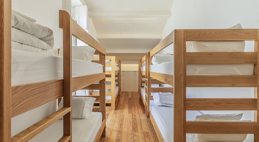 Bed in a 8-bed female dorm