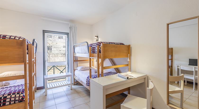 Bed in a 4-bed male dormitory